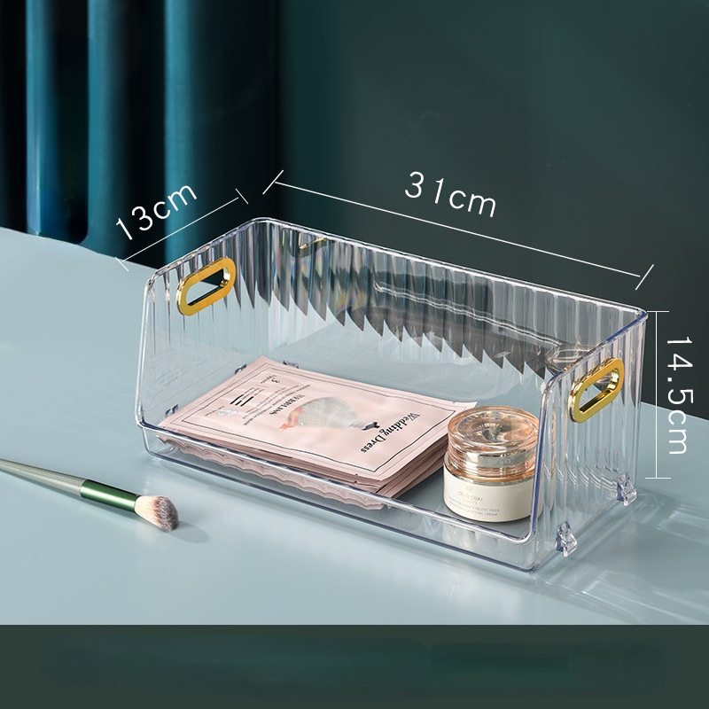 Hộp Đựng Mỹ Phẩm Để Bàn Trong Suốt Sang Trọng Tiện Dụng