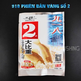 Mồi câu 918 phiên bản vàng số 2 chuyên dụng:diếc,chép