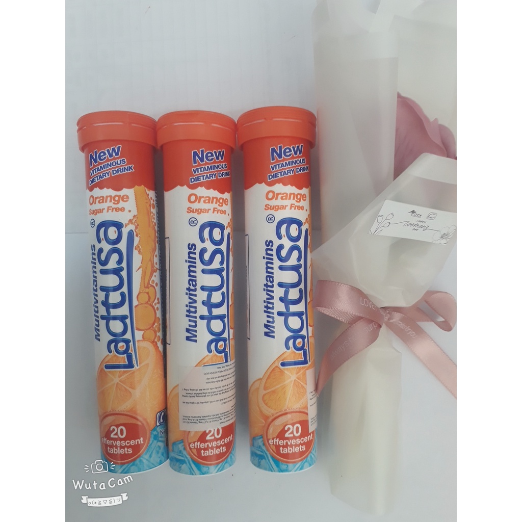 Vitamin C sủi LADTUSA, nhập khẩu Bungari, giúp bồi bổ cơ thể, tăng cường sức đề kháng, giảm mệt mỏi, suy nhược