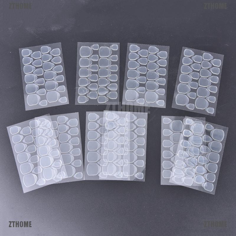 Kj♠ Bộ 10 Móng Tay Giả Trong Suốt Tự Dính