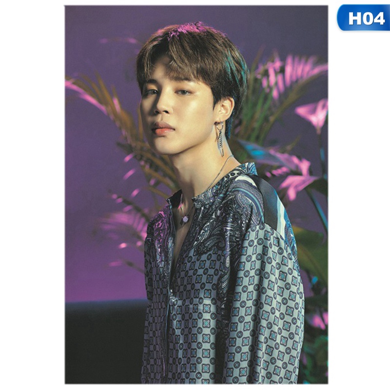 Poster Treo Tường In Hình Nhóm Nhạc Kpop Bts Fm5 Dễ Thương