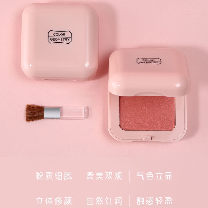 [Hàng mới về] Phấn má hồng tông lì trang điểm chống mồ hôi tự nhiên có cọ tiện lợi  | BigBuy360 - bigbuy360.vn