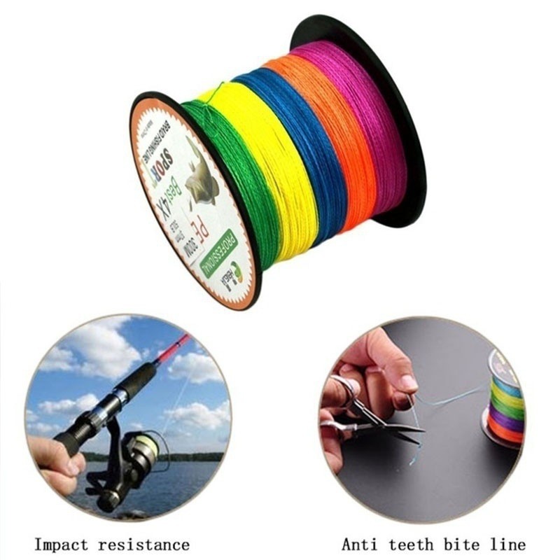 Cuộn Dây Câu Cá Bện 4 Sợi Dài 100m 70 / 100lb