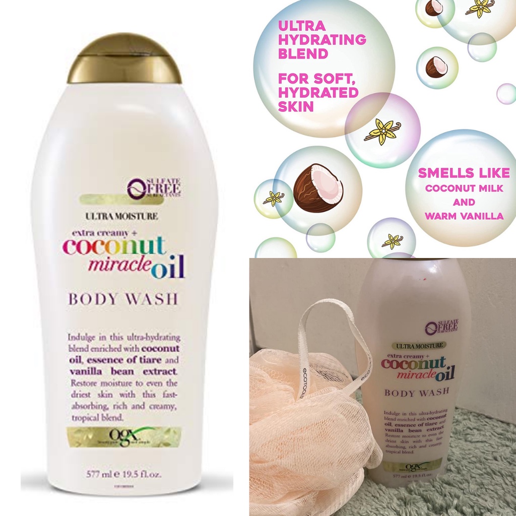 [Đủ Mùi] Sữa Tắm Tẩy Tế Bào Chết OGX Body Wash 577ml