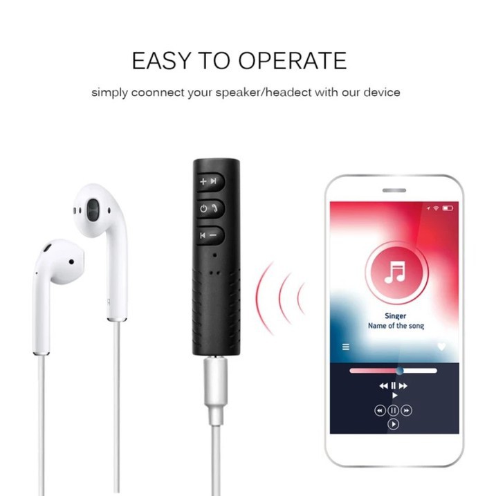 Set thiết bị nhận âm thanh kết nối bluetooth 4.1 AUX giắc cắm 3.5 mm