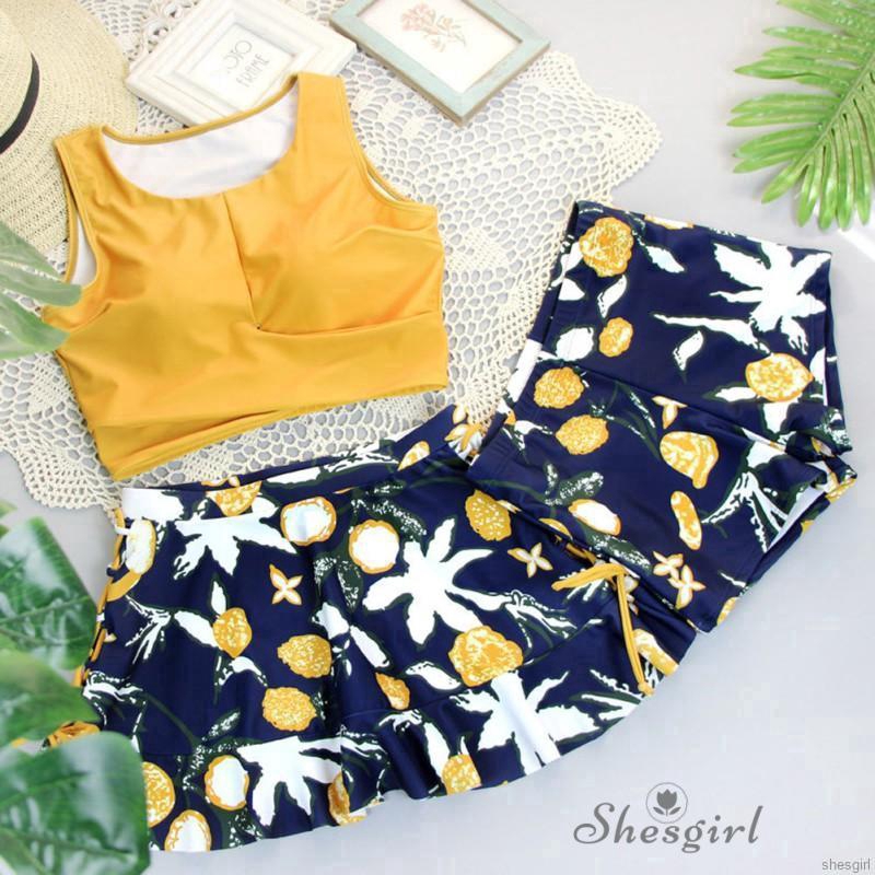 Set Đồ Tắm 3 Mảnh Kiểu Hàn Quốc Cho Nữ | BigBuy360 - bigbuy360.vn