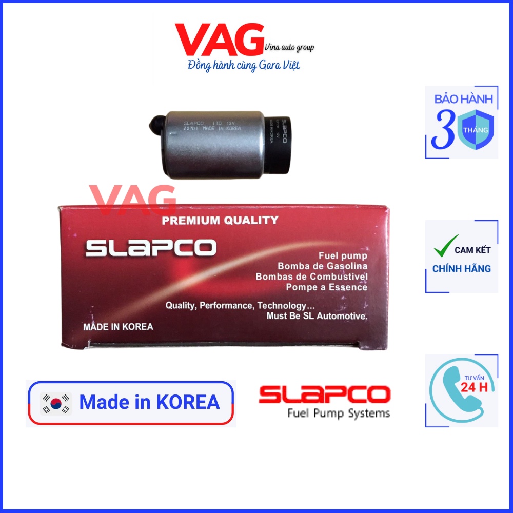 Bơm xang innova, fortuner, Hilux 2005-2015| Chính hãng Slapco Korea, Bảo hành 3 tháng