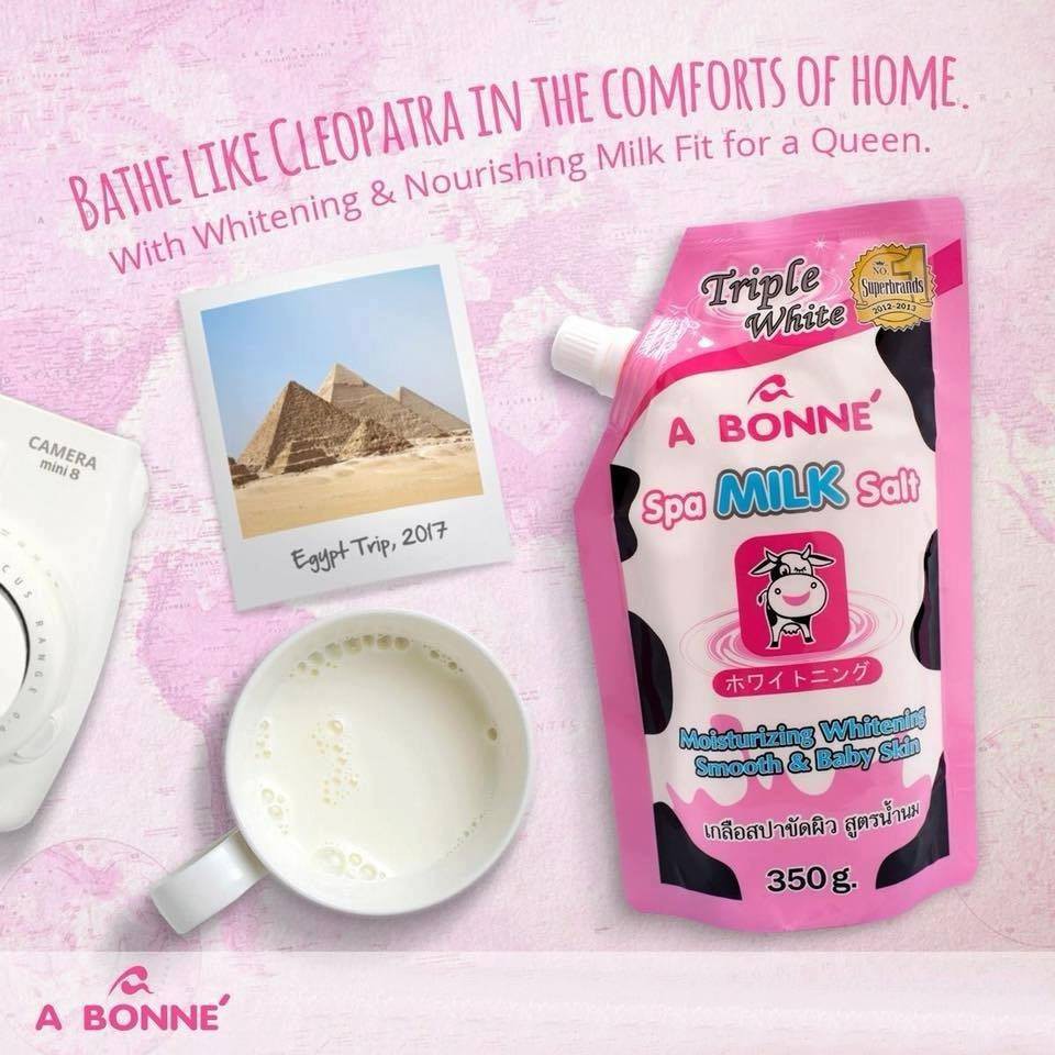 Muối Tắm Sữa Bò tẩy Tế Bào Chết A Bonne Spa Milk Salt Thái Lan 350gr | BigBuy360 - bigbuy360.vn