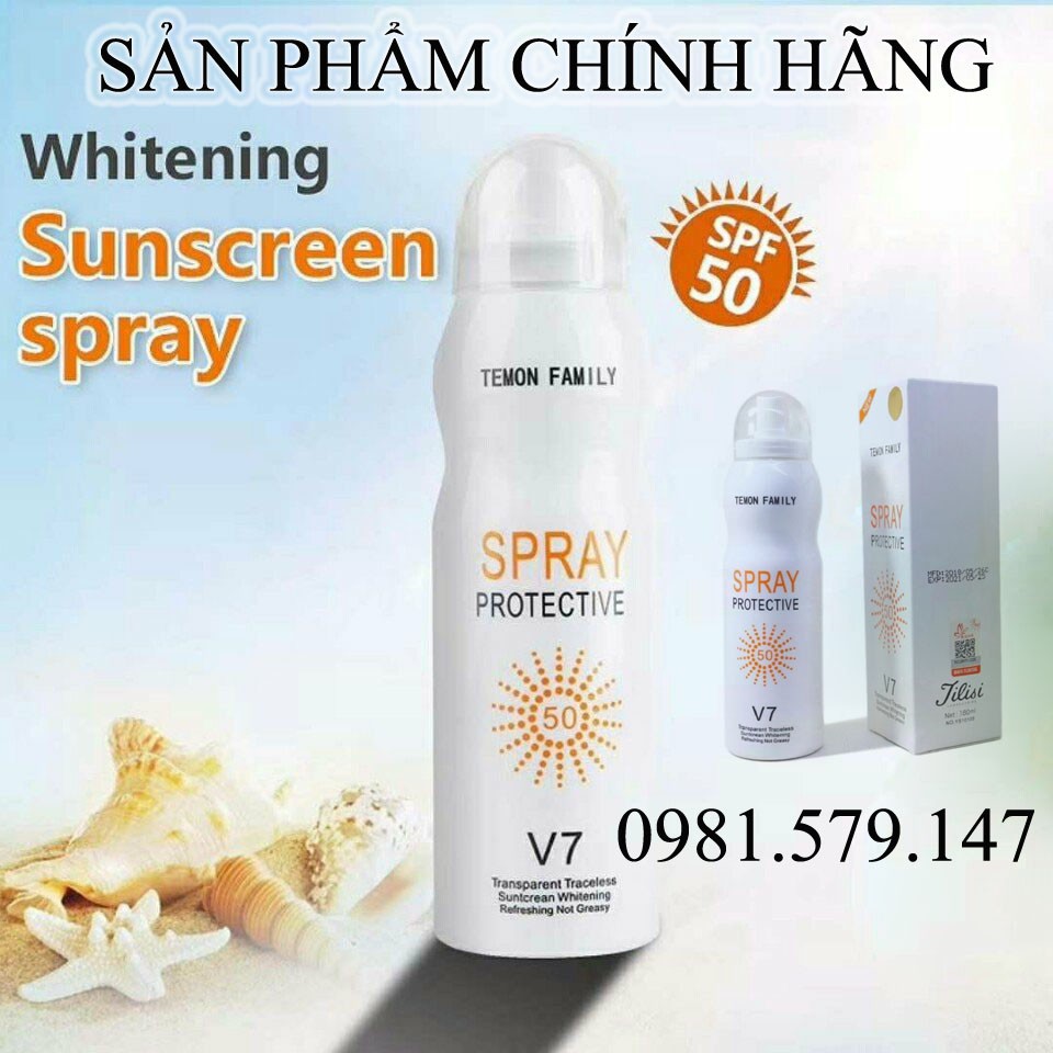 Xịt Chống Nắng Sun Screen V7 Magic Flowers