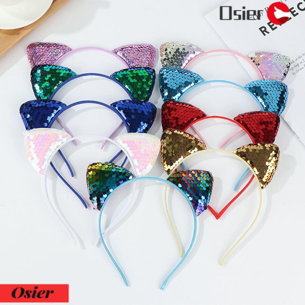 Băng Đô Tai Mèo Đính Kim Sa Dễ Thương 1 #