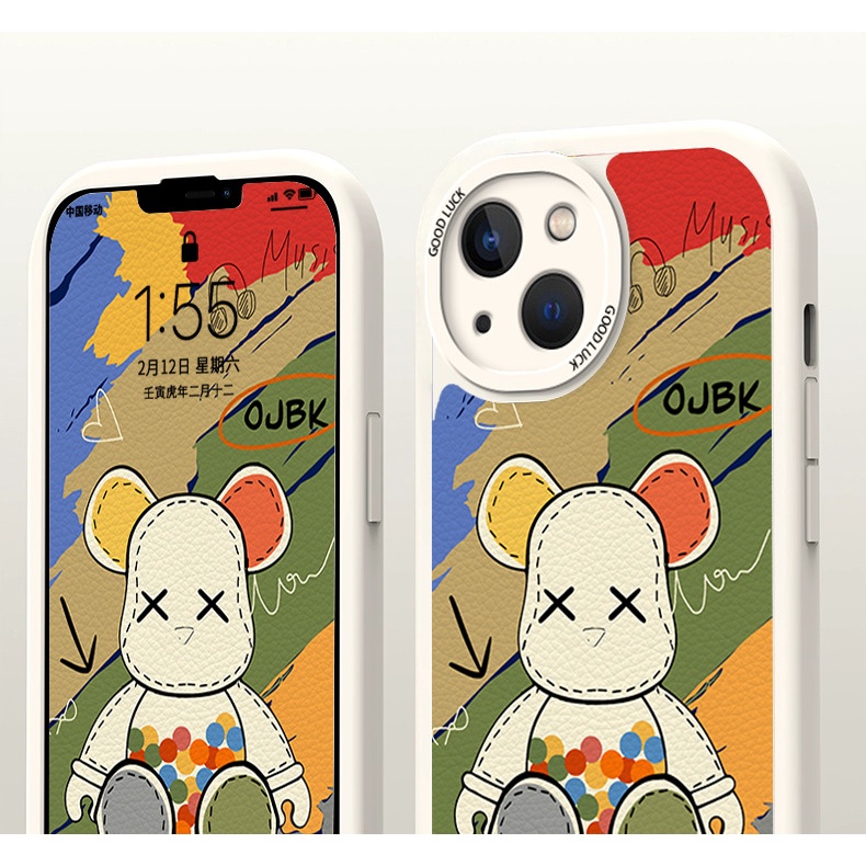 Ốp Điện Thoại Silicon Mềm Hình Gấu Nhiều Màu Cho IPhone 12 13 11 Pro Max X Xs Max Xr 7 8 Plus