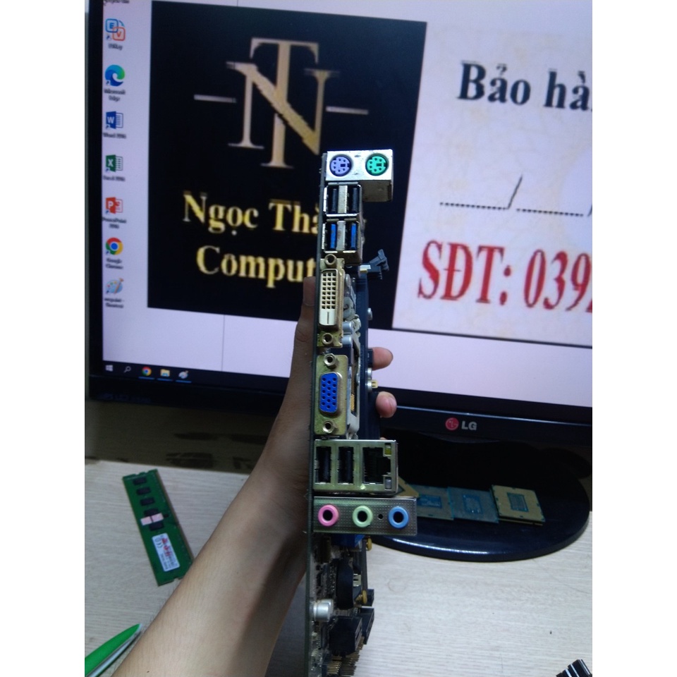 Main Msi H81 p33 zin.Main chính hãng bóc máy văn phòng, quán net . Main socket 1150