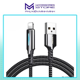 Cáp sạc tự ngắt thông minh lightning/type c rc-123i/123a.