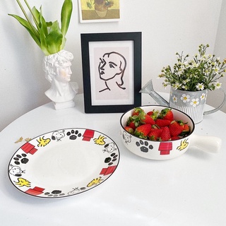 Đĩa và bát sâu lòng Snoopy