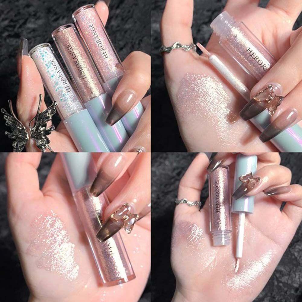 Phấn Mắt Dạng Lỏng Mau Khô Cho Nữ|Phấn Mắt Dạng Lỏng Ánh Nhũ Lấp Lánh Lên Màu Cực Chuẩn