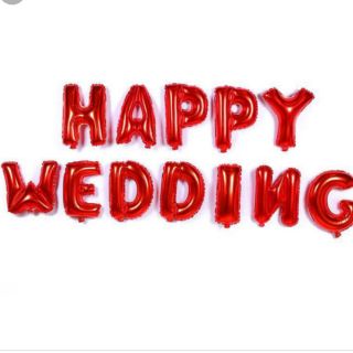 Bộ chữ HAPPY WEDDING
