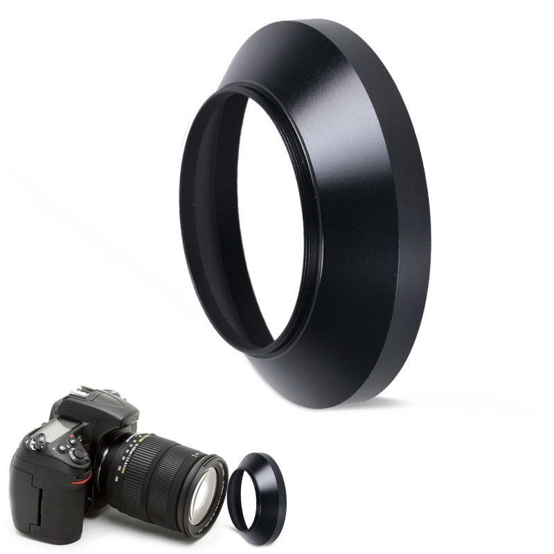 Loa Che Nắng Ống Kính Góc Rộng 55mm Cho Nikon Canon Sony Pentax Olympus