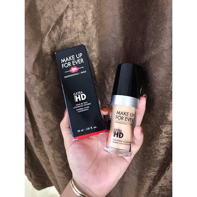 AUTH STORE -Kem nền Make Up Forever Ultra HD Foundation vợt sale ( inbox chọn tone)