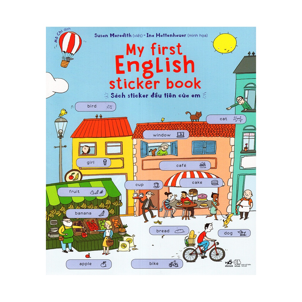 Sách thiếu nhi - My first English sticker book -  Sách sticker đầu tiên của em