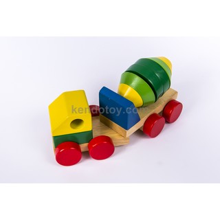 Đồ Chơi Vietoys Xe Trộn Bê Tông Lắp Ráp VT3P-0131