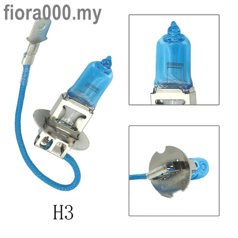 1 Bóng Đèn Halogen 100w H3 12v Ánh Sáng Trắng Siêu Sáng Cho Xe Hơi