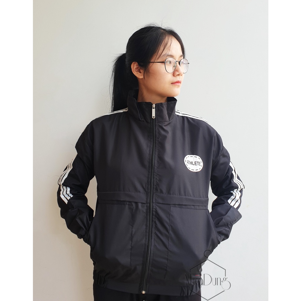 Áo khoác dù, áo khoác gió hai lớp unisex Nhã Dung Store cực bền freesize dưới 60kg
