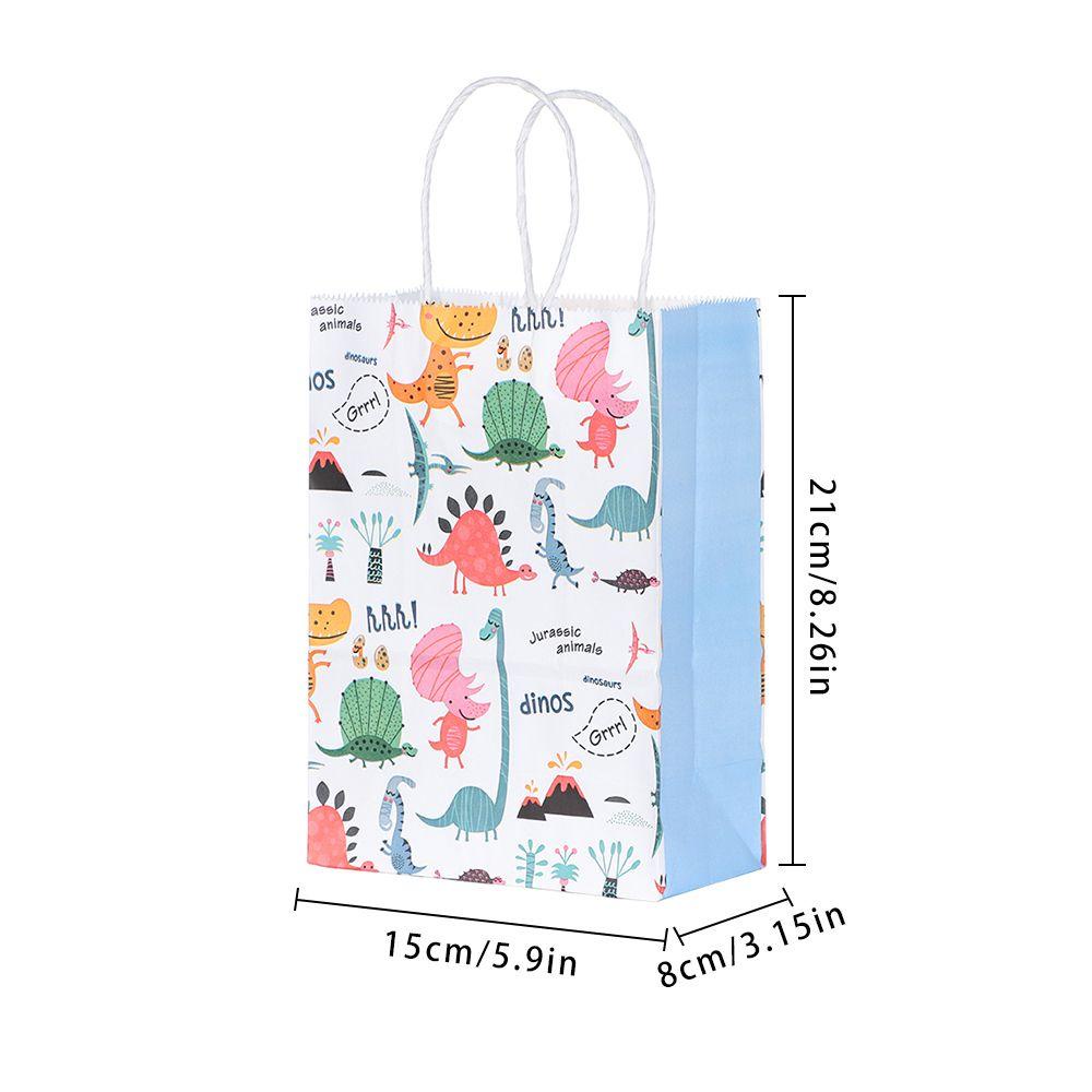 LAKAMIER Set 12 Túi Giấy Đựng Quà Họa Tiết Hoạt Hình Dễ Thương