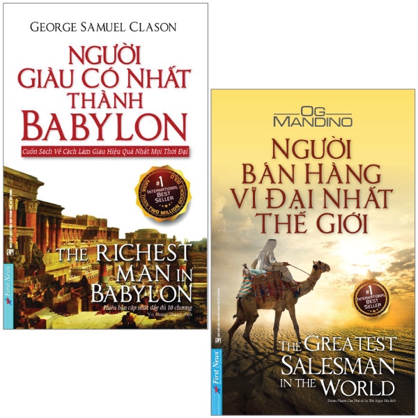 Sách - Combo Sách Người Giàu Có Nhất Thành Babylon + Người Bán Hàng Vĩ Đại Nhất Thế Giới (Bộ 2 Cuốn) (FN)
