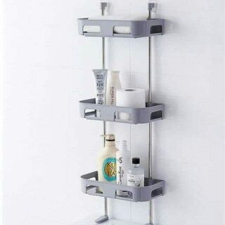 Kệ nhựa 3 tầng sau toilet