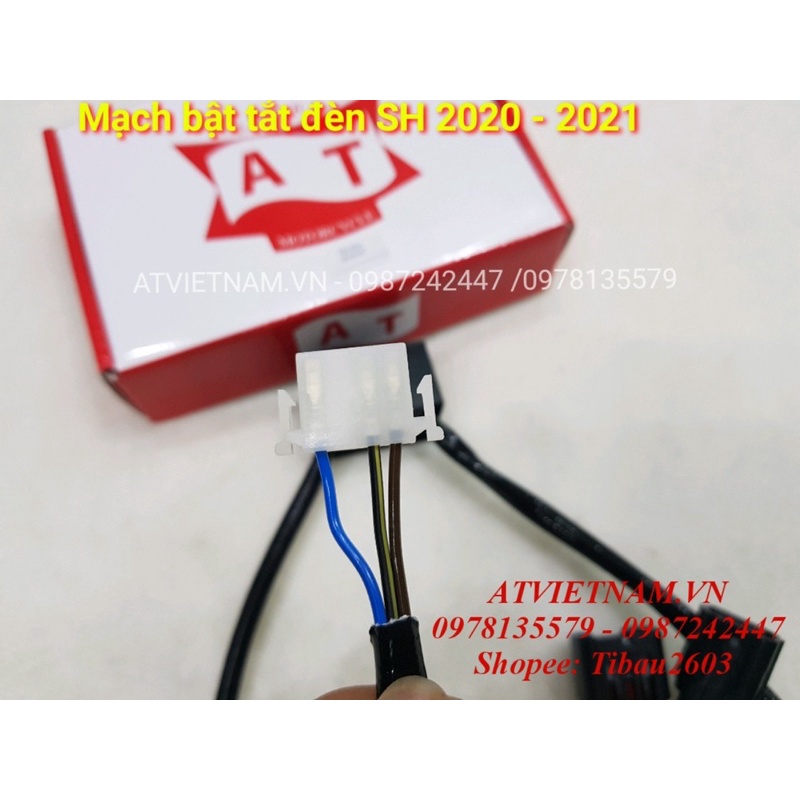 Mạch tắt đèn SH 2020 trên nút pha cos zin của xe