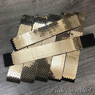 Đai vảy cá vàng bản to dài