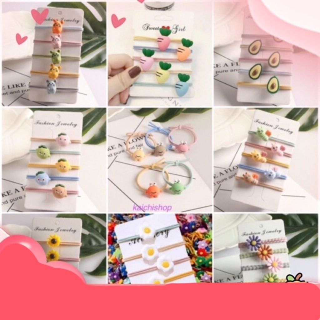 nơ buộc tóc trơn