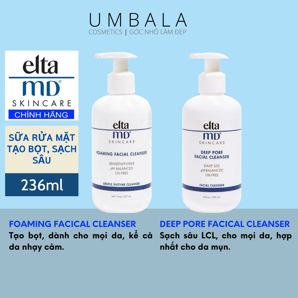 (CTY NK) Sữa rửa mặt Elta MD Foaming Facial Cleanser