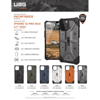 Ốp lưng UAG Pathfinder White cho iPhone 12 Pro Max/ 12 Pro