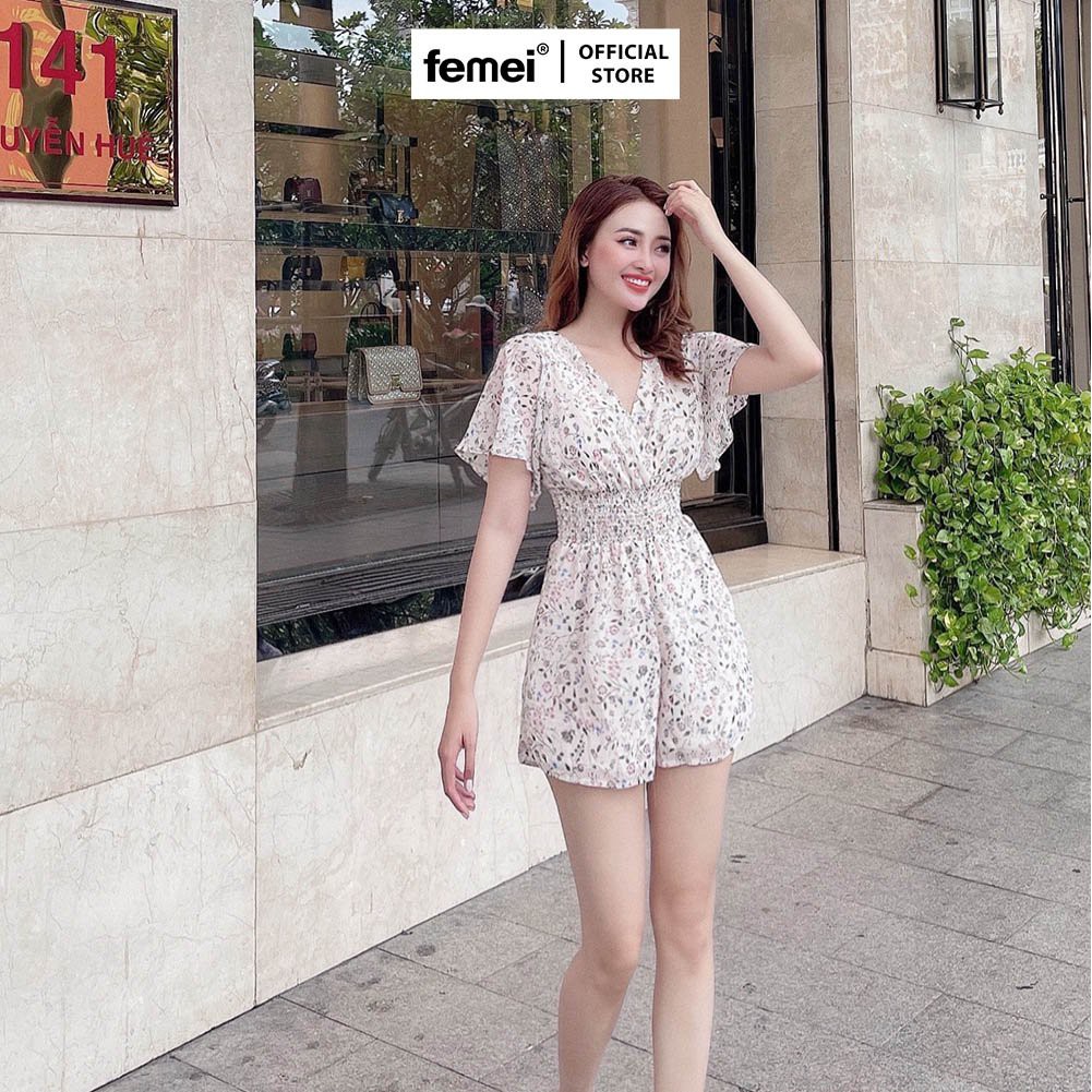 FEMEI - Jumpsuit ngắn hoa nhí HELEN JUM004