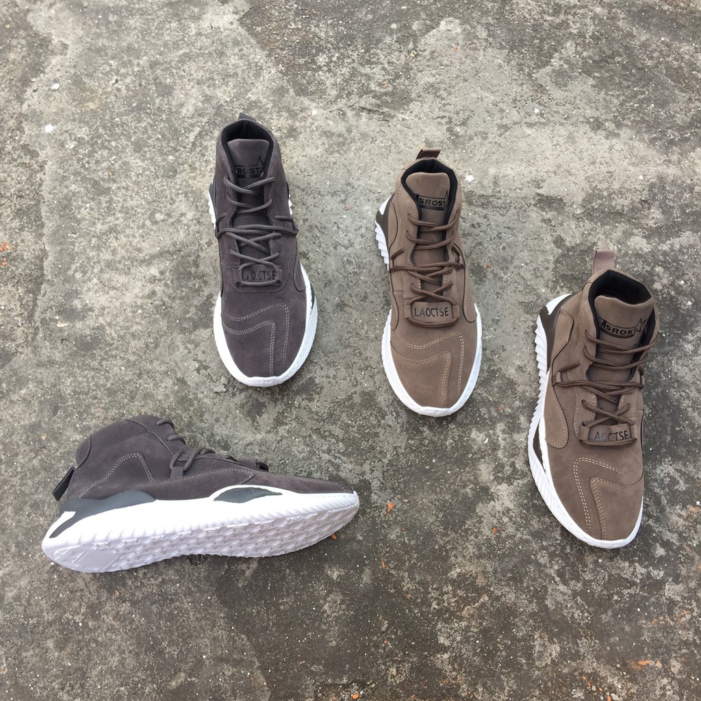 GIÀY THỂ THAO NAM CỔ CAO - GIÀY SNEAKER NAM INF X816 DA LỘN MỊN CAO CẤP | BigBuy360 - bigbuy360.vn