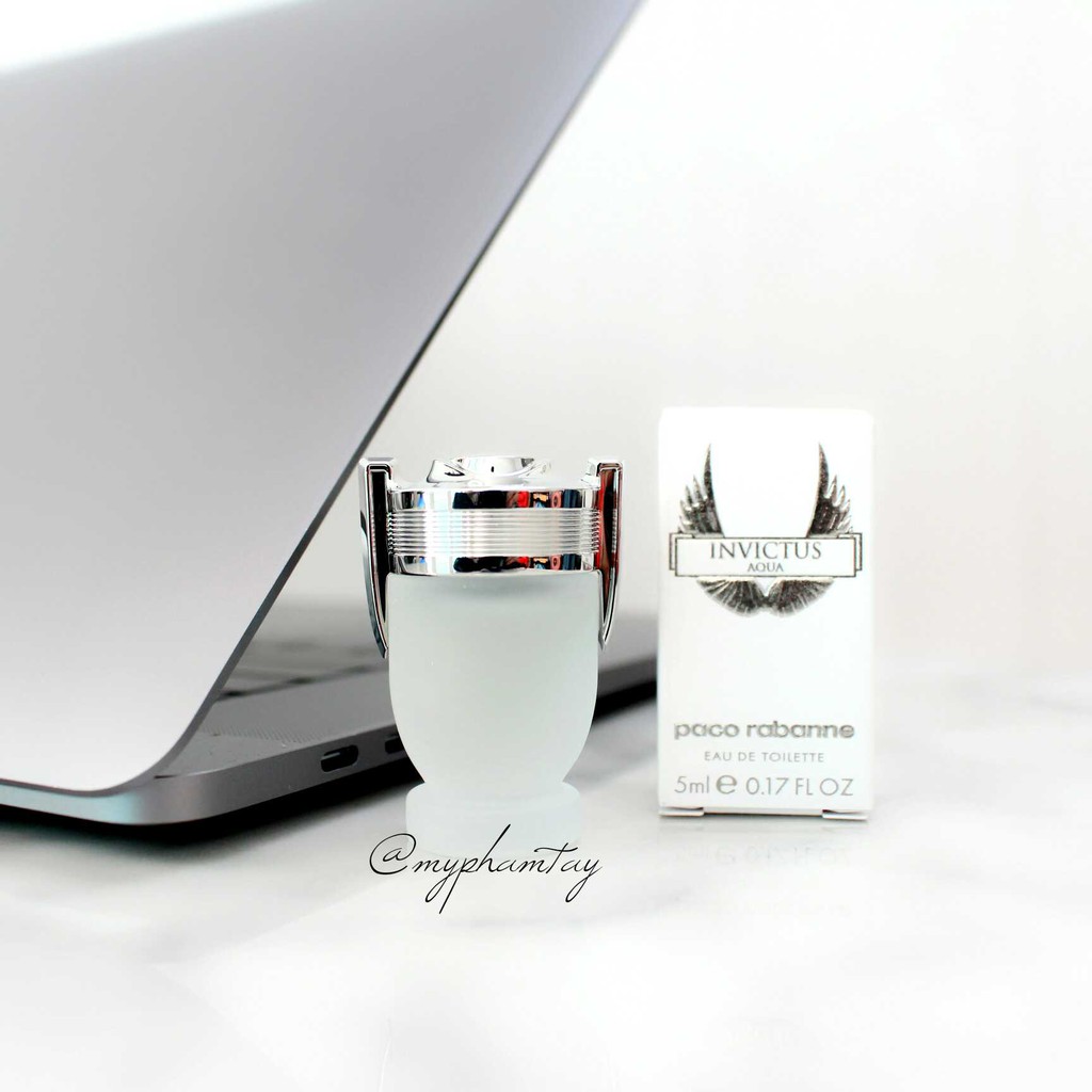 Nước hoa mini Paco Rabanne Invictus Aqua Auth 100% [5ml]