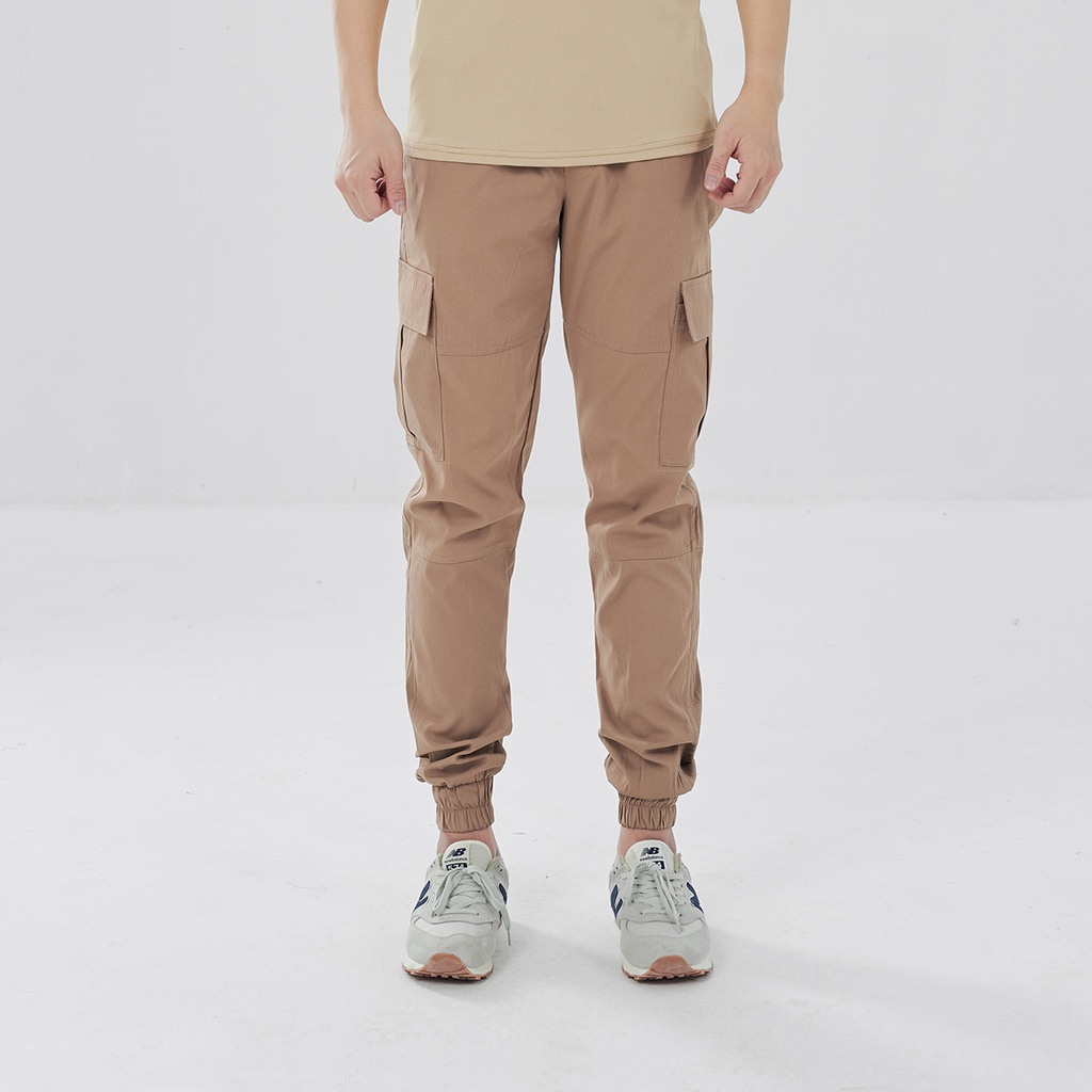 Quần Jogger Kaki Túi Hộp Nam ROUGH OUTFIT Dày Dặn, Co Giãn