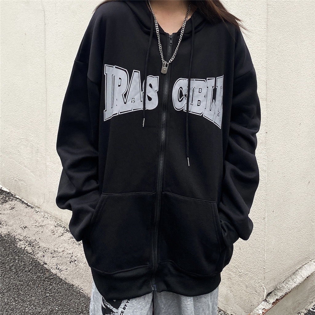 Áo hoodie zip nam nữ form rộng Yinxx, áo khoác nỉ hoodie dây kéo unisex HDZ802 | BigBuy360 - bigbuy360.vn