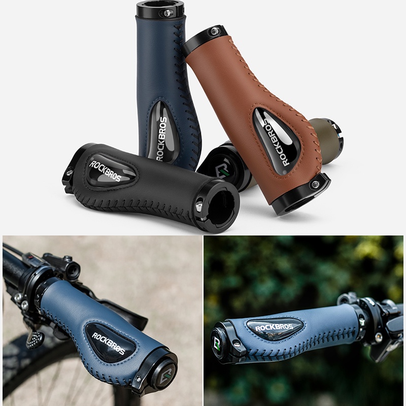 Rockbros Vỏ Bọc Tay Lái Xe Đạp MTB Bằng Cao Su Gel Silica Chống Trượt Thấm Hút Mồ Hôi Thoải Mái