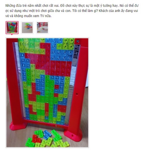 Đồ Chơi Cho Bé Phát Triển Chí Thông Minh - Bộ Game Xếp Hình TETRIS MAGIC Cải Tiến