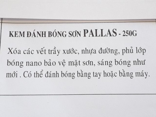 Kem đánh bóng sơn xe 250g