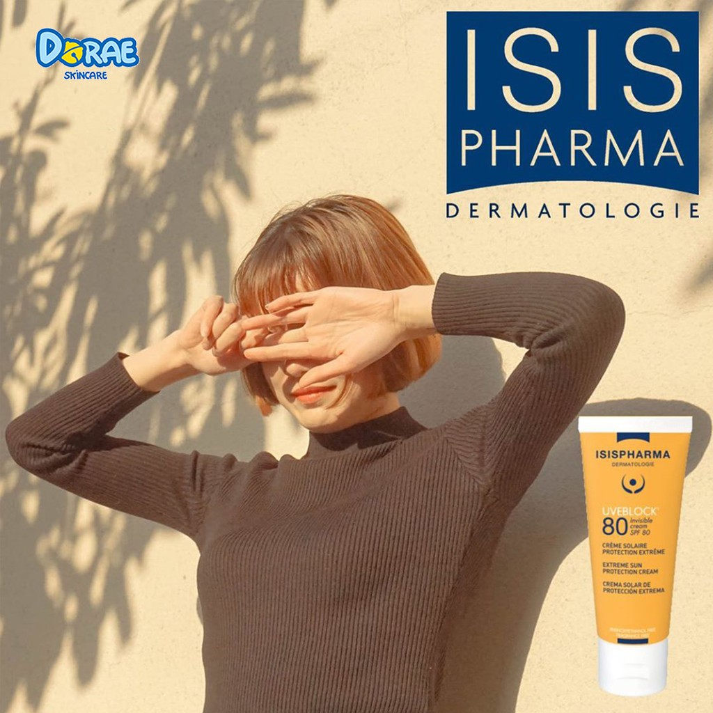 ✅ Kem chống nắng bảo vệ tối đa dành cho da thường ISIS Pharma Uveblock 80 Spf50+