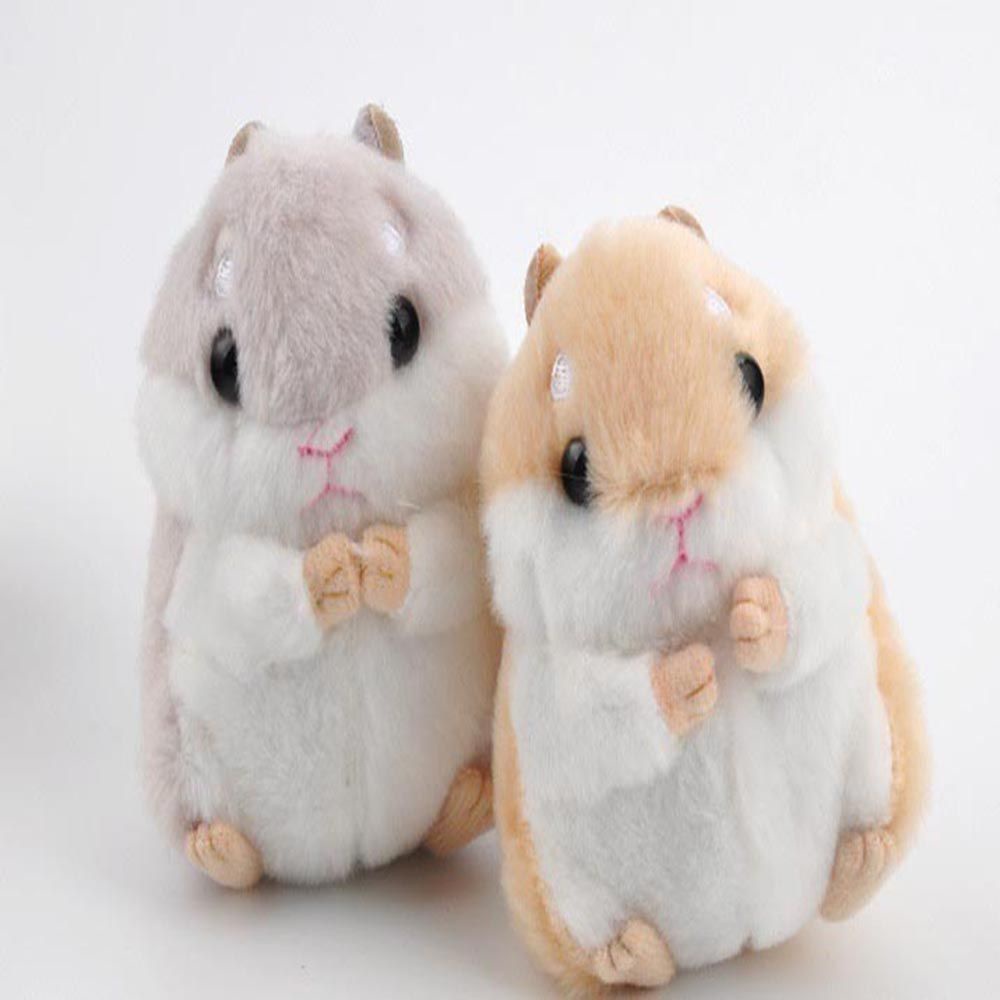 Móc Khóa Hình Chuột Hamster Nhồi Bông Dễ Thương