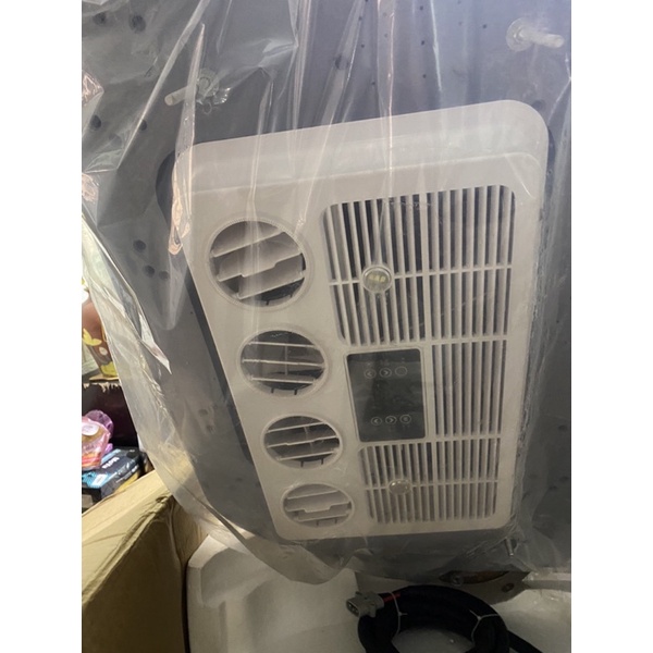 Máy Lạnh, Điều Hoà âm trận loại 24v và 12V Cho Xe Tải, Máy nó Công Trình Chạy Điện Ác Quy