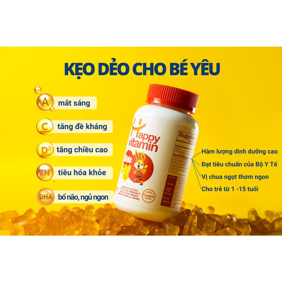 Kẹo dẻo Happy Vitamin Kids