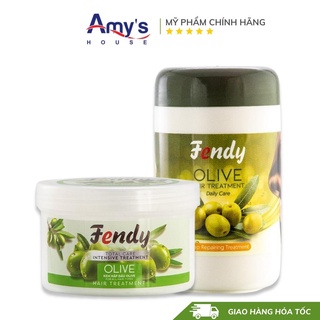 Kem ủ tóc Phục Hồi Fendy CHIẾT XUẤT OLIVE - Fendy dầu ủ tóc PHỤC  HỒI, dầu hấp tóc Suôn Mượt Siêu Thơm
