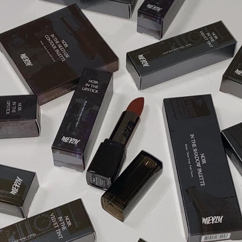 NOIRSON THỎI MERZY MATTE LIPSTICK VỎ ĐEN