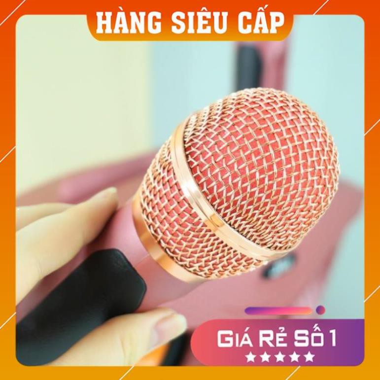 [Hàng xịn] Loa Bluetooth kèm micro hát karaoke Bluetooth SD 306 Không dây song ca pass chuẩn - BH 6 tháng