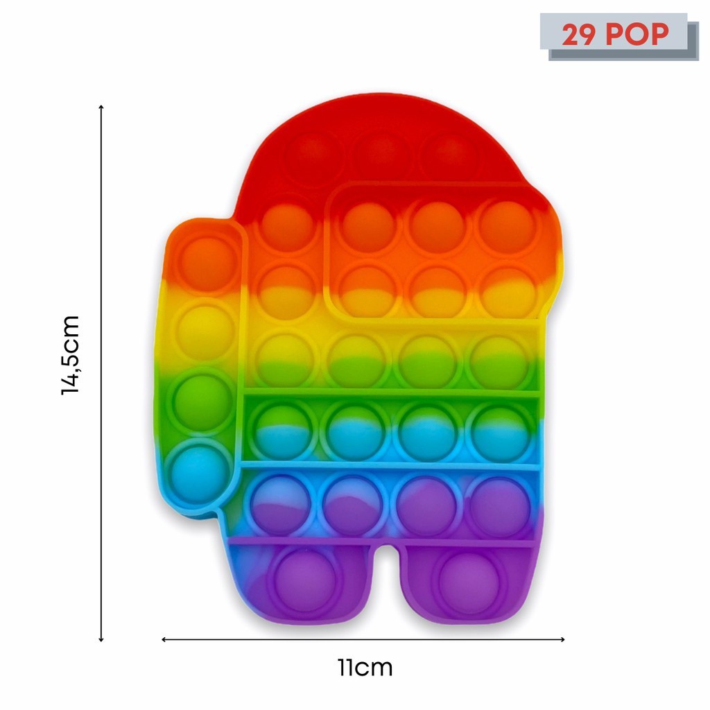 Combo 3 Cái Pop It Bấm Bong Bóng Tok Tok Giá Rẻ, Bấm Nổ To [Giao Ngẫu nhiên]